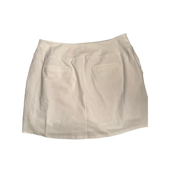 ADIDAS- NEW - golf skort skirt size XL WHITE - Picture 6 of 6